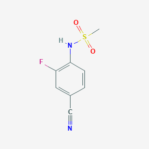 N-(4-Cyano-2-fluorophenyl)methanesulfonamide