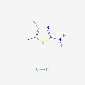 molecular formula C5H9ClN2S B1285463 4,5-Dimethylthiazol-2-amine hydrochloride CAS No. 71574-33-9