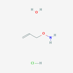 molecular formula C3H10ClNO2 B1285466 O-Allylhydroxylamine hydrochloride hydrate CAS No. 206557-03-1