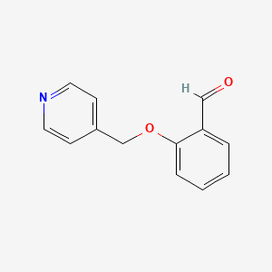 molecular formula C13H11NO2 B1285480 2-(Pyridin-4-ylmethoxy)benzaldehyde CAS No. 54402-13-0