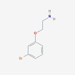 molecular formula C8H10BrNO B1285488 2-(3-Bromophenoxy)ethylamine CAS No. 926211-83-8