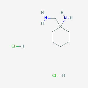 molecular formula C7H18Cl2N2 B1285512 1-(Aminomethyl)cyclohexanamine dihydrochloride CAS No. 123194-05-8
