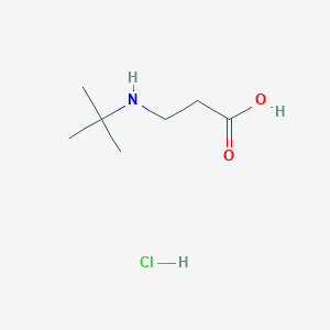 molecular formula C7H16ClNO2 B1285514 3-(Tert-butylamino)propanoic acid hydrochloride CAS No. 51482-99-6