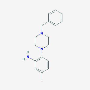 2-(4-Benzyl-1-piperazinyl)-5-methylphenylamine