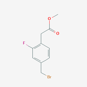 Methyl 4-(bromomethyl)-2-fluorophenylacetate