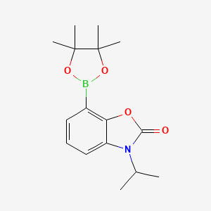 3-Isopropyl-7-(4,4,5,5-tetramethyl-1,3,2-dioxaborolan-2-yl)benzo[d]oxazol-2(3H)-one