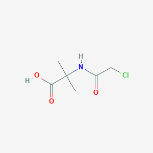 molecular formula C6H10ClNO3 B1285535 N-(chloroacetyl)-2-methylalanine CAS No. 95038-11-2
