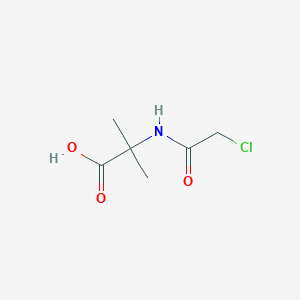 molecular formula C6H10ClNO3 B1285535 N-(氯乙酰基)-2-甲基丙氨酸 CAS No. 95038-11-2