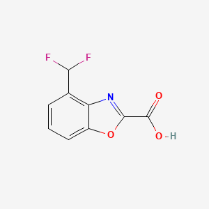 4-(Difluoromethyl)benzo[d]oxazole-2-carboxylic acid