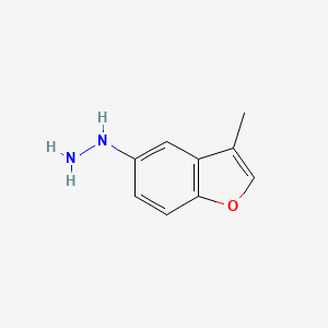 (3-Methylbenzofuran-5-yl)hydrazine