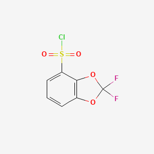 2,2-Difluoro-2H-1,3-benzodioxole-4-sulfonyl chloride
