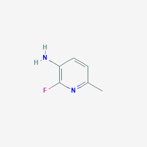 molecular formula C6H7FN2 B1285543 3-Amino-2-fluoro-6-metilpiridina CAS No. 374633-34-8