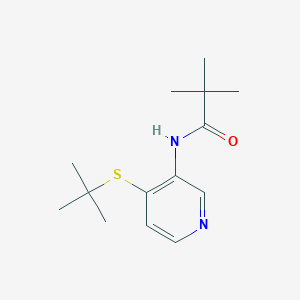 N-(4-tert-Butylsulfanyl-pyridin-3-yl)-2,2-dimethyl-propionamide