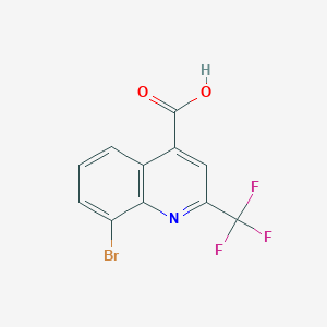 8-bromo-2-(trifluoromethyl)quinoline-4-carboxylic Acid