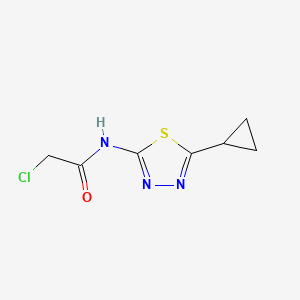 2-chloro-N-(5-cyclopropyl-1,3,4-thiadiazol-2-yl)acetamide