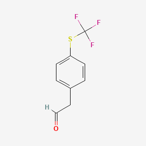 2-(4-((Trifluoromethyl)thio)phenyl)acetaldehyde