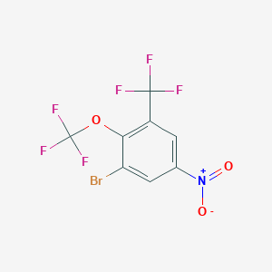 3-Bromo-4-(trifluoromethoxy)-5-(trifluoromethyl)nitrobenzene