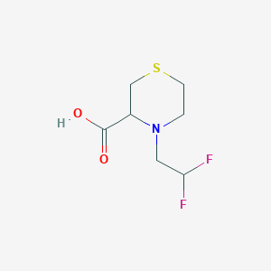 4-(2,2-Difluoroethyl)thiomorpholine-3-carboxylic acid