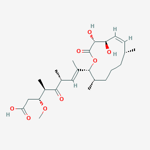 (3R,4R,6R,E)-8-((2R,3S,7R,10R,11R,E)-10,11-Dihydroxy-3,7-dimethyl-12-oxooxacyclododec-8-en-2-yl)-3-methoxy-4,6-dimethyl-5-oxonon-7-enoic acid