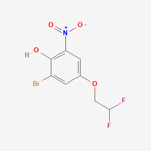 2-Bromo-4-(2,2-difluoroethoxy)-6-nitrophenol