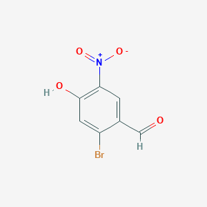 2-Bromo-4-hydroxy-5-nitrobenzaldehyde