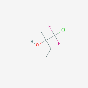 3-[Chloro(difluoro)methyl]pentan-3-ol