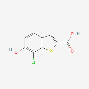 7-Chloro-6-hydroxybenzo[b]thiophene-2-carboxylic acid