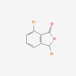 molecular formula C8H4Br2O2 B12856124 3,7-Dibromophthalide 