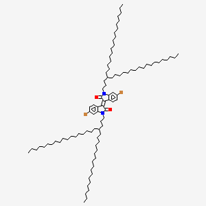 molecular formula C96H168Br2N2O2 B12856192 6,6'-Dibromo-1,1'-bis(4-octadecyldocosyl)-[3,3'-biindolinylidene]-2,2'-dione 