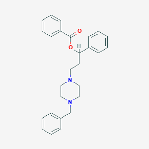 B128562 [3-(4-Benzylpiperazin-1-yl)-1-phenylpropyl] benzoate CAS No. 149848-07-7