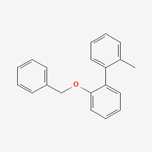 molecular formula C20H18O B12856285 Benzyl 2'-methyl[1,1'-biphenyl]-2-yl ether 