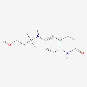 6-((4-Hydroxy-2-methylbutan-2-yl)amino)-3,4-dihydroquinolin-2(1H)-one