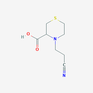 4-(2-Cyanoethyl)thiomorpholine-3-carboxylic acid