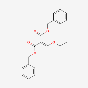 molecular formula C20H20O5 B12856307 Dibenzyl ethoxymethylenemalonate 