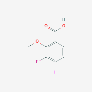 3-Fluoro-4-iodo-2-methoxybenzoic acid