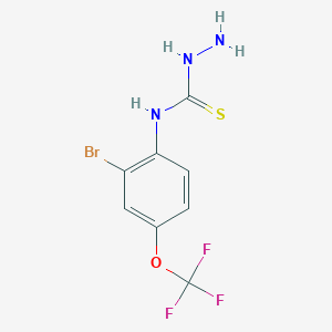 4-(2-Bromo-4-trifluoromethoxyphenyl)-thiosemicarbazide