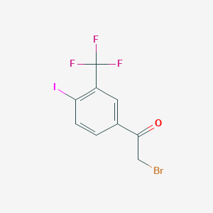 4-Iodo-3-(trifluoromethyl)phenacyl bromide