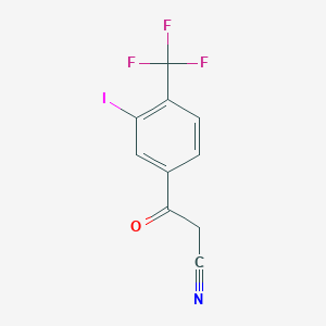 3-Iodo-4-(trifluoromethyl)benzoylacetonitrile