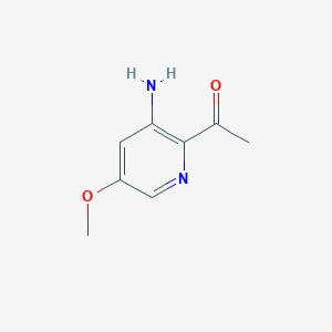 1-(3-Amino-5-methoxypyridin-2-YL)ethanone