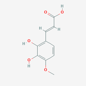 molecular formula C10H10O5 B12856478 2,3-Dihydroxy-4-methoxycinnamic acid 