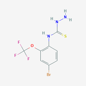 4-(4-Bromo-2-trifluoromethoxyphenyl)-thiosemicarbazide