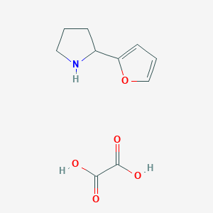 2-(Furan-2-yl)pyrrolidine oxalate