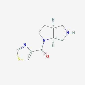 (cis-Hexahydropyrrolo[3,4-b]pyrrol-1(2H)-yl)(thiazol-4-yl)methanone