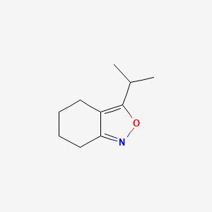 molecular formula C10H15NO B12856598 3-Isopropyl-4,5,6,7-tetrahydrobenzo[c]isoxazole 