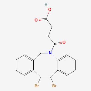 4-(11,12-dibromo-11,12-dihydrodibenzo[b,f]azocin-5(6H)-yl)-4-oxobutanoic acid