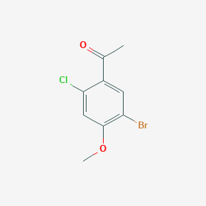 1-(5-Bromo-2-chloro-4-methoxyphenyl)ethan-1-one