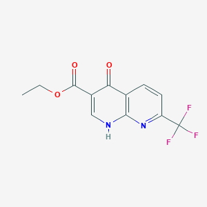 Ethyl 4-hydroxy-7-(trifluoromethyl)-1,8-naphthyridine-3-carboxylate