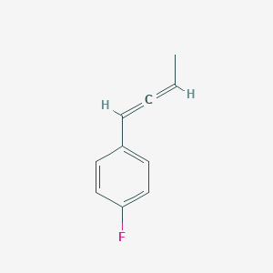 molecular formula C10H9F B12856677 Benzene, 1-(1,2-butadienyl)-4-fluoro- CAS No. 205108-17-4