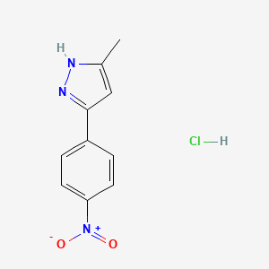 5-Methyl-3-(4-nitrophenyl)-1H-pyrazole hydrochloride