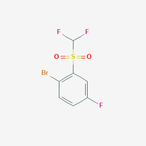 2-Bromo-5-fluorophenyl difluoromethyl sulphone